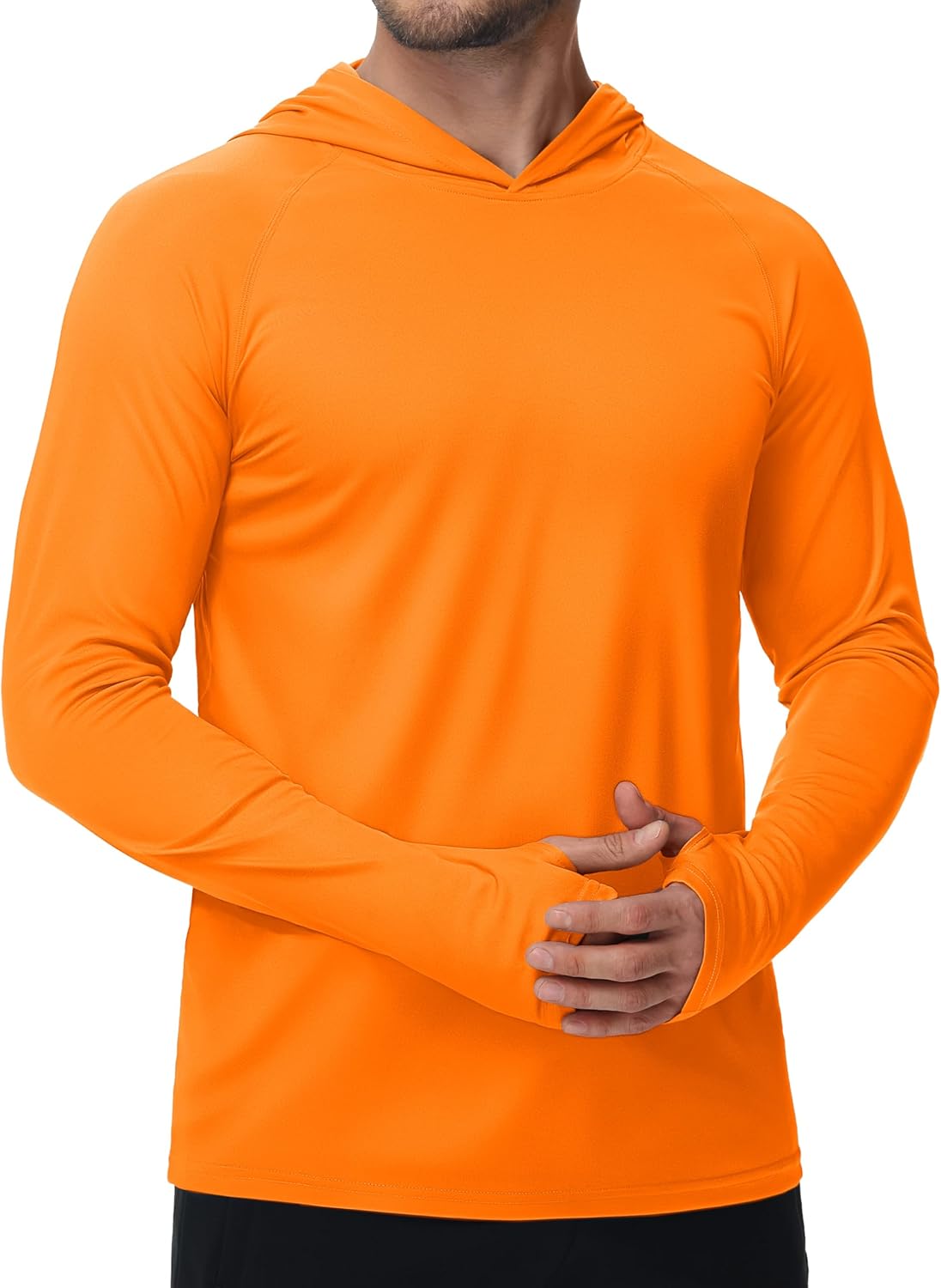 Men’s Sun Protection Shirts UPF 50+ Rash Guard for Men Long Sleeve Lightweight SPF UV Hoodie Swimming Hiking