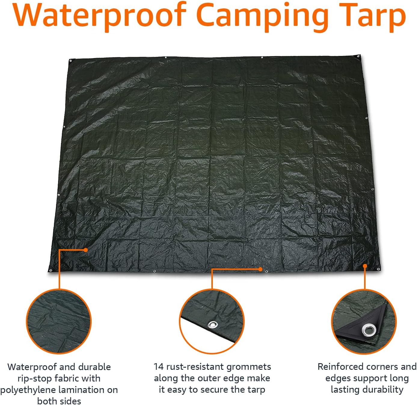 Waterproof Camping Tarp - Image 2